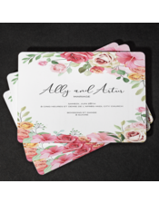 Cartes d'invitation imprimée professionnelle