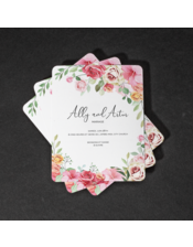 Cartes d'invitation imprimée professionnelle
