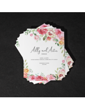 Cartes d'invitation imprimée professionnelle