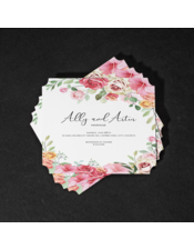 Cartes d'invitation imprimée professionnelle