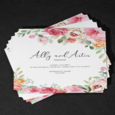 Cartes d'invitation imprimée professionnelle