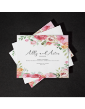 Cartes d'invitation imprimée professionnelle