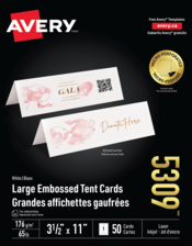  Large Tent Cards