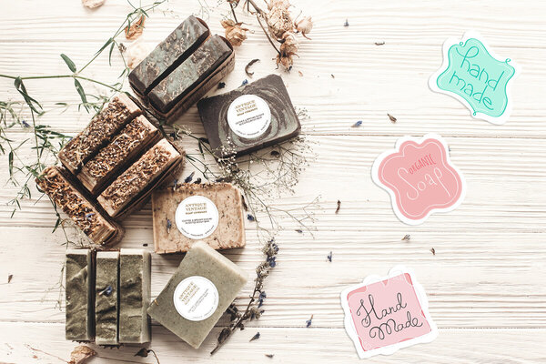 soap and candle labels