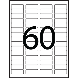 Étiquettes Rectangulaires Imperméables Template