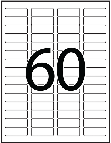 Rectangle Waterproof Labels Template