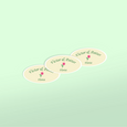 Professional Printed Oval Sticker