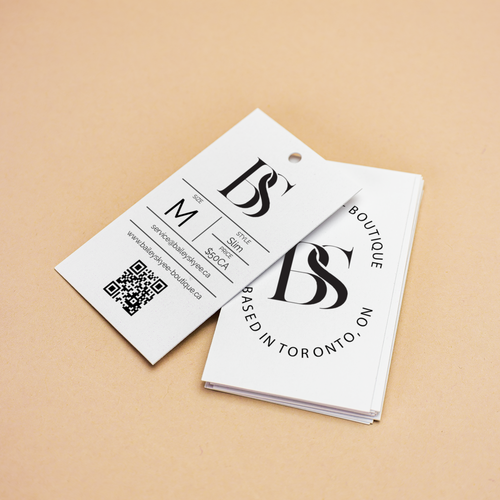 Professional Printed Rectangle Hang Tag