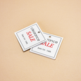 Professional Printed Square Hang Tag