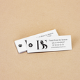 Professional Printed Mini Hang Tag