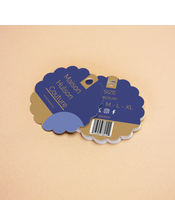 Professional Printed Round Scallop Hang Tag