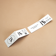 Professional Printed Rectangle Hang Tag