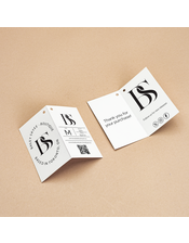 Professional Printed Rectangle Hang Tag