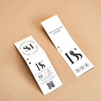 Professional Printed Rectangle Hang Tag