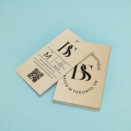 Professional Printed Rectangle Hang Tag