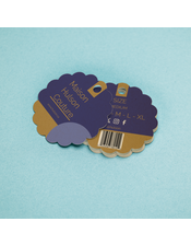Professional Printed Round Scallop Hang Tag