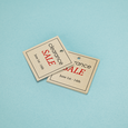 Professional Printed Square Hang Tag