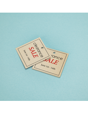 Professional Printed Square Hang Tag