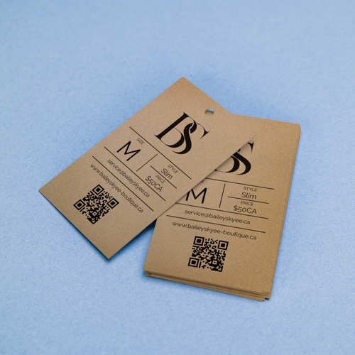 Professional Printed Rectangle Hang Tag