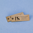 Professional Printed Mini Hang Tag