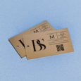 Étiquette à suspendre rectangulaire imprimée professionnelle