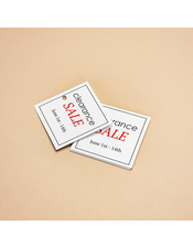 Professional Printed Square Hang Tag