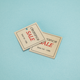 Professional Printed Square Hang Tag