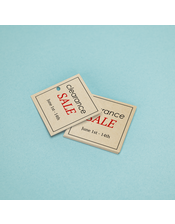 Professional Printed Square Hang Tag
