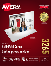  Half-Fold Greeting Cards