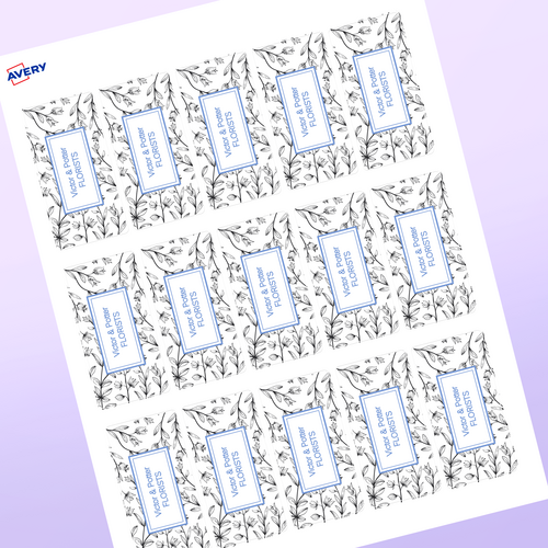 Professional Printed Rectangle Labels
