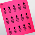 Professional Printed Rectangle Labels