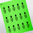 Professional Printed Rectangle Labels