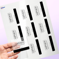 Professional Printed Rectangle Labels