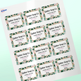Étiquettes rectangulaires