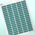 Professional Printed Rectangle Labels