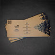 Cartes à râtelier imprimée professionnelle