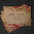 Cartes d'invitation imprimée professionnelle