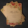 Cartes d'invitation imprimée professionnelle
