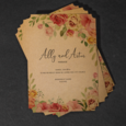 Cartes d'invitation imprimée professionnelle