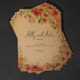 Cartes d'invitation imprimée professionnelle