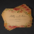 Cartes d'invitation imprimée professionnelle
