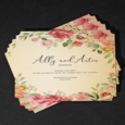 Cartes d'invitation imprimée professionnelle