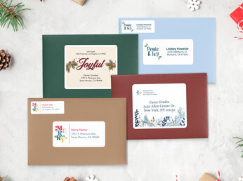 Holiday Address Labels Made Easy