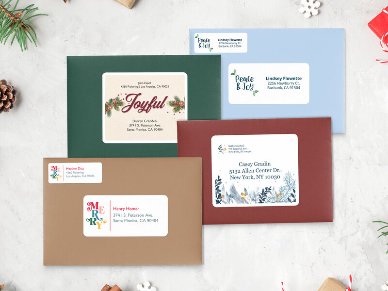 shipping labels