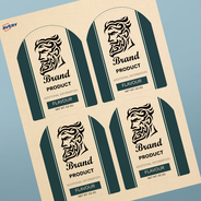Professional Printed Arched Labels
