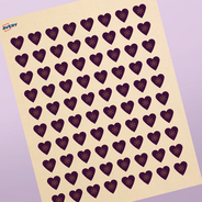 Professional Printed Heart Labels