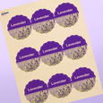 Professional Printed Scalloped Labels