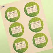 Professional Printed Round Labels
