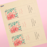 Professional Printed Rectangle Labels