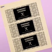 Étiquettes rectangulaires